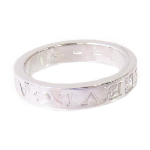 BVLGARI B.Zero1 Essential Diamond Ring US#6.75 339982 18K White Gold