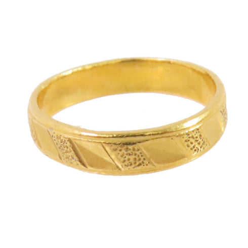 Jewelry Gold Ring US#4 24K Yellow Gold