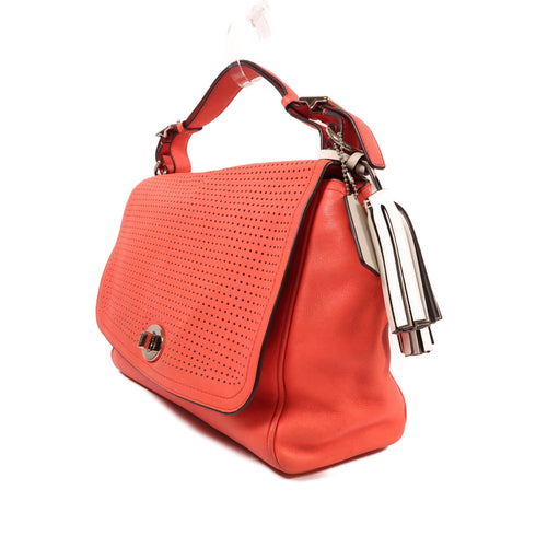 COACH SHW 2 Way Shoulder Bag Handbag Calfskin Leather