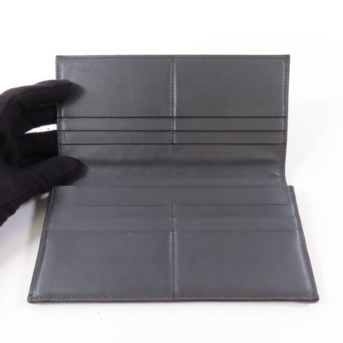 BOTTEGA VENETA BV Long Wallet Lambskin Leather Grey