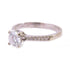 Jewelry 0.63ct Diamond Ring US#8.25 18K White Gold