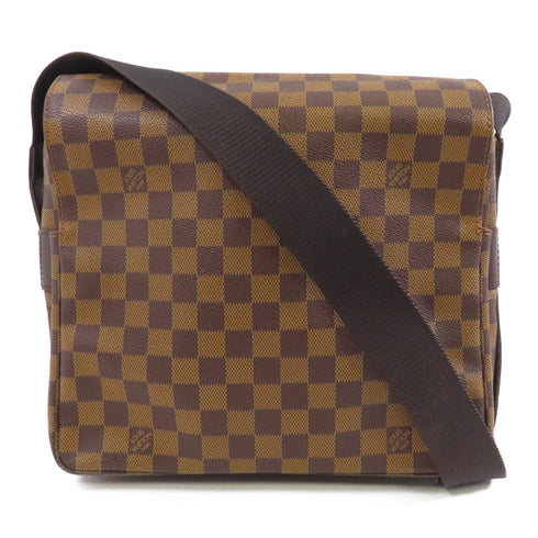 LOUIS VUITTON LV GHW Naviglio Messenger Shoulder Bag N45255 Damier Ebene Brown