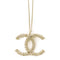 CHANEL CC Necklace Metal White/Gold