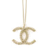 CHANEL CC Necklace Metal White/Gold