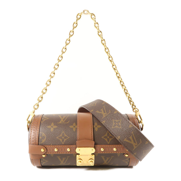 LOUIS VUITTON LV GHW Papillon Trunk 2 Way Shoulder Bag M57835 Monogram Brown v1