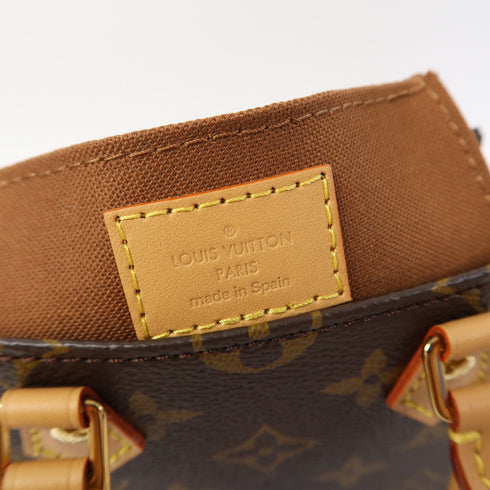 LOUIS VUITTON LV GHW Petit Sac Plat 2 Way Shoulder Bag M81295 Monogram Brown v1
