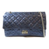 CHANEL Quilted CC SHW 2.55 Chain Shoulder Handbag Calfskin Leather Blue