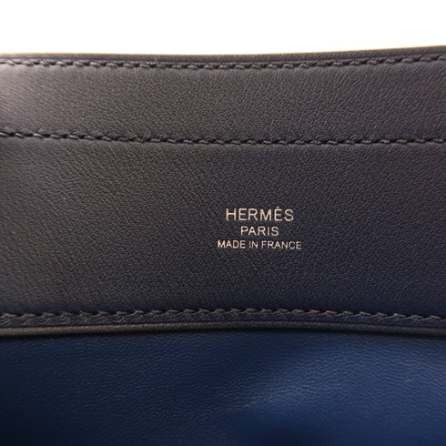 HERMES SHW Aline Mini Shoulder Bag Veau Swift Leather Stamp Y S4 Deep Blue
