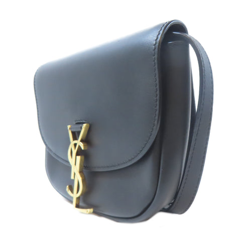 SAINT LAURENT YSL GHW Crossbody Bag Shoulder Bag 623097 Calfskin Leather Black