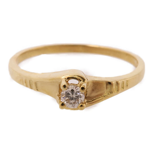 JEWELRY Diamond Ring 18K Yellow Gold US#7