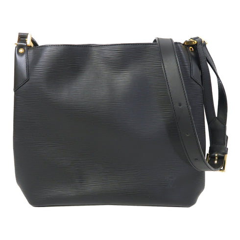 LOUIS VUITTON LV GHW Mandard MM Shoulder Bag M58892 Epi Leather Black