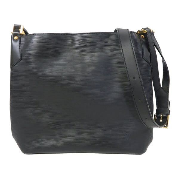 LOUIS VUITTON LV GHW Mandard MM Shoulder Bag M58892 Epi Leather Black