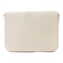 BURBERRY GHW Shoulder Bag Calfskin Leather White