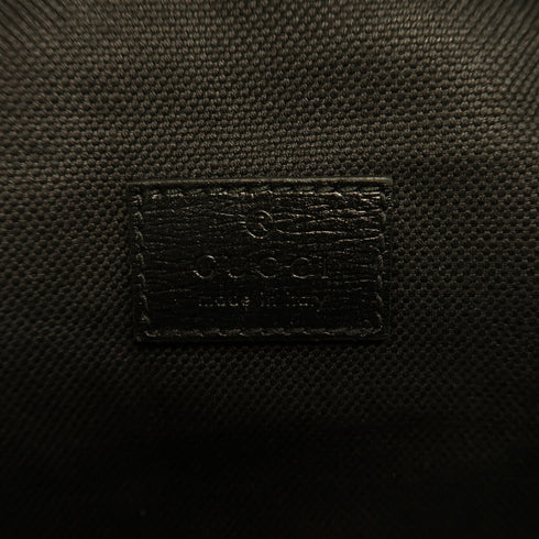 GUCCI GG SHW GG Retro Waist Bag 682933 Calfskin Leather/Coated Canvas Black