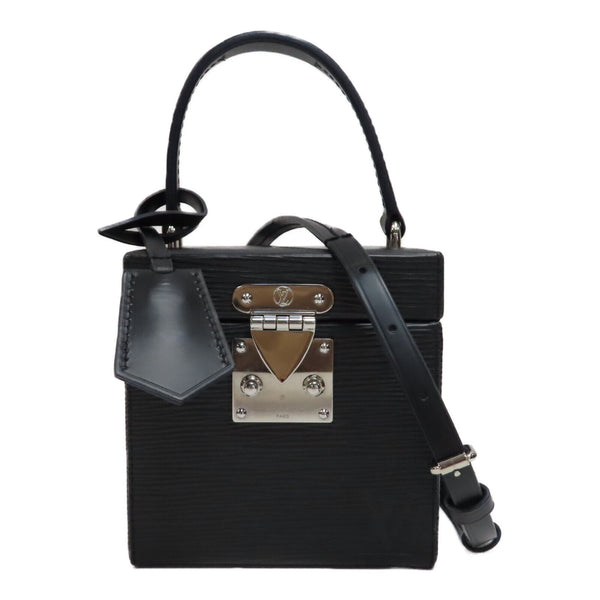 LOUIS VUITTON LV SHW Bleecker Box 2Way Shoulder Bag Handbag M52703 Epi Black