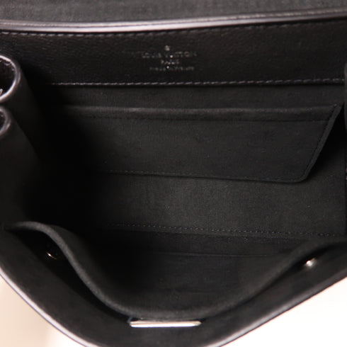 LOUIS VUITTON LV SHW Lockme Ever BB Shoulder Bag M53937 Calfskin Leather Black