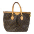 LOUIS VUITTON LV GHW Palermo PM 2 Way Shoulder Bag Handbag M40145 Monogram Brown v1