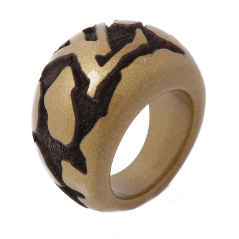 LOUIS VUITTON LV Wood Ring US#5 AQ10477