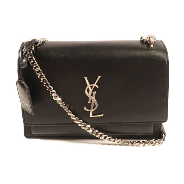 SAINT LAURENT YSL SHW Sunset Medium Chain Shoulder Calfskin Leather 442906