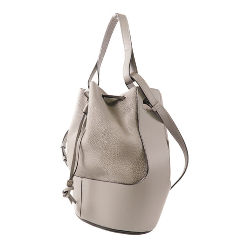 LOEWE SHW Balloon Medium 2 Way Shoulder Bag Handbag Calfskin Leather