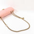 Chanel CC Chain Shoulder Bag Lambskin Leather Pink