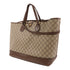 GUCCI GG GHW 2 Way Shoulder Tote Bag 778958 Coated Canvas Brown