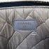 CHANEL Quilted CC SHW Clutch Bag Pouch Canvas Blue