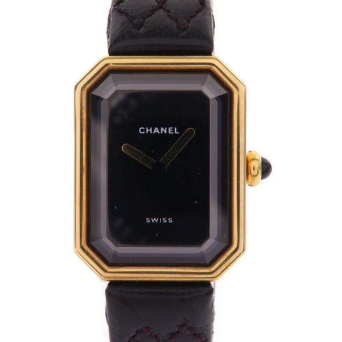 CHANEL CC Premiere Quartz Watch 18K Yellow Gold