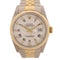 ROLEX Datejust Automatic Watch 16233G 18K Yellow Gold/Stainless Steel White