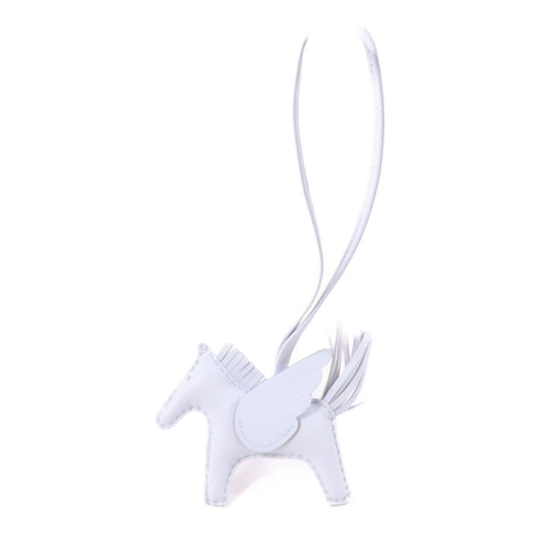 HERMES Rodeo Pegase PM Charm Milo Swift Leather Bleu Brume