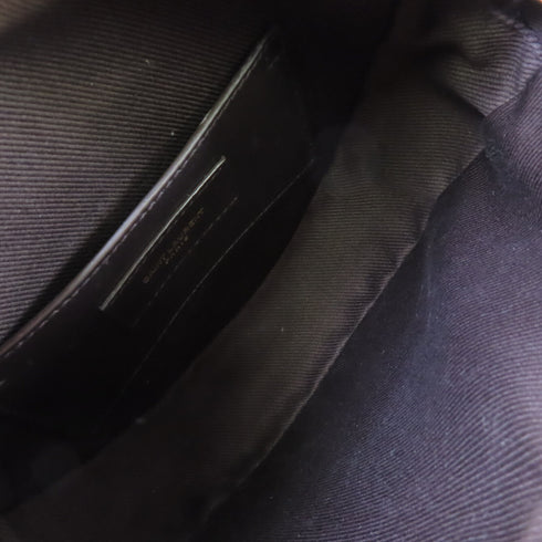 SAINT LAURENT YSL GHW Le Monogram Coeur Shoulder Bag Calfskin MAL675260 Brown