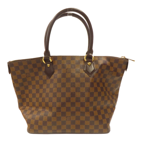 LOUIS VUITTON LV GHW Saleya MM Shoulder Bag N51182 Damier Brown