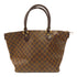 LOUIS VUITTON LV GHW Saleya MM Shoulder Bag N51182 Damier Brown