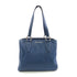 Miu Miu SHW Tote Shoulder Bag Calfskin Leather Blue