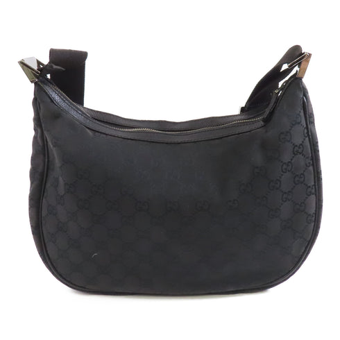 GUCCI GG SHW Shoulder Bag 122790 Canvas Black