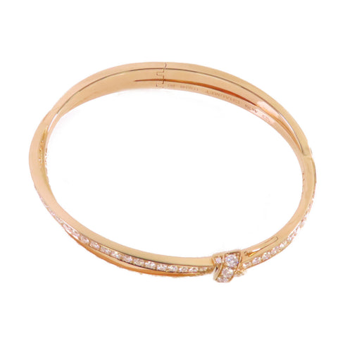 Chaumet Diamond Bracelet Bangle 18K Rose Gold