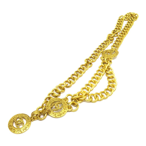 CHANEL CC Chain Belt Metal Gold