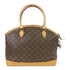 LOUIS VUITTON LV GHW Lockit Horizontal Hand Bag M40104 Monogram Brown
