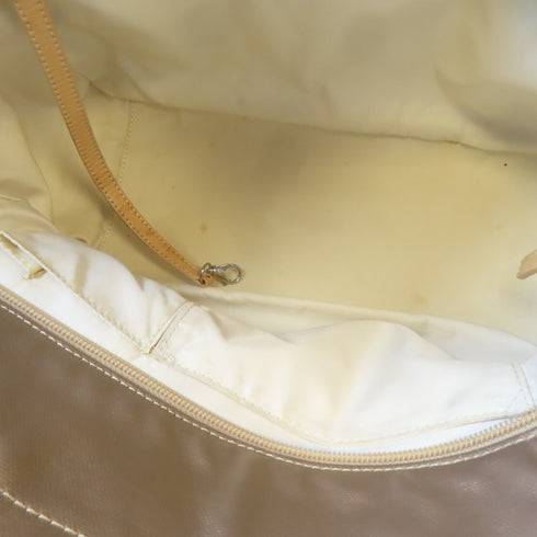 Chanel CC SHW Tote Bag PVC Coated Canvas Gold