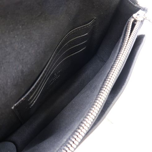 LOUIS VUITTON LV SHW Mylockme Chain Shoulder Bag M63471 Calfskin Leather Black v2