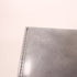 PRADA SHW Clutch Bag Pouch Calfskin Leather Grey