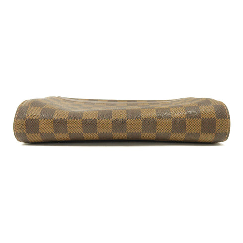 LOUIS VUITTON LV GHW Saint Louis Clutch Bag N51993 Damier Brown