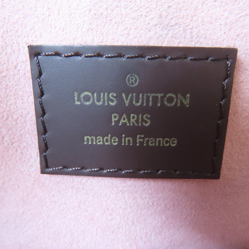 LOUIS VUITTON LV GHW Normandy 2 Way Bag N41488 Damier Brown/Pink