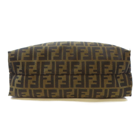 FENDI Zucca Tote Bag Handbag Shoulder Bag 8BH263-QOM Canvas Brown