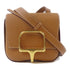 HERMES GHW Mini Della Caralleria Shoulder Bag Epsom Leather Gold/Brown