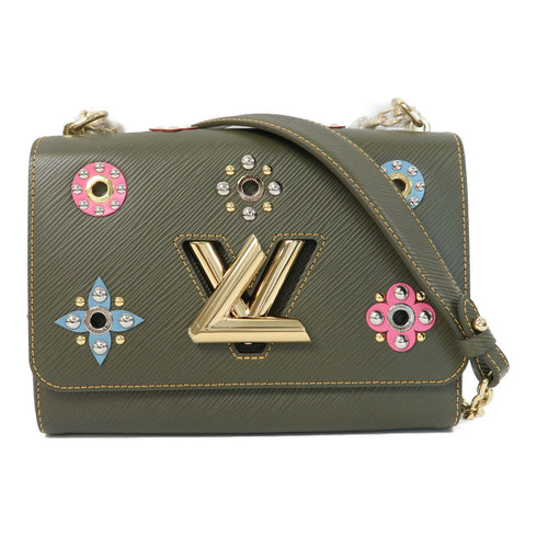 LOUIS VUITTON LV GHW Twist MM Shoulder Bag M54240 Epi Leather Grey