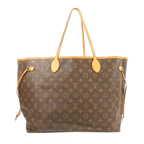LOUIS VUITTON LV GHW Neverfull GM Tote Bag Shoulder Bag M40157 Monogram Brown v2