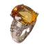 Fine Jewelry 8.72ct Topaz 0.68ct Diamond Ring US#5.75 PT900 Platinum