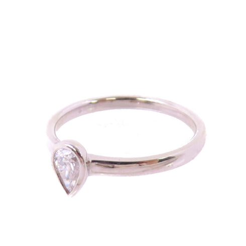 FINE JEWELRY 0.30ct Diamond Ring US#6.5 PT950 Platinum