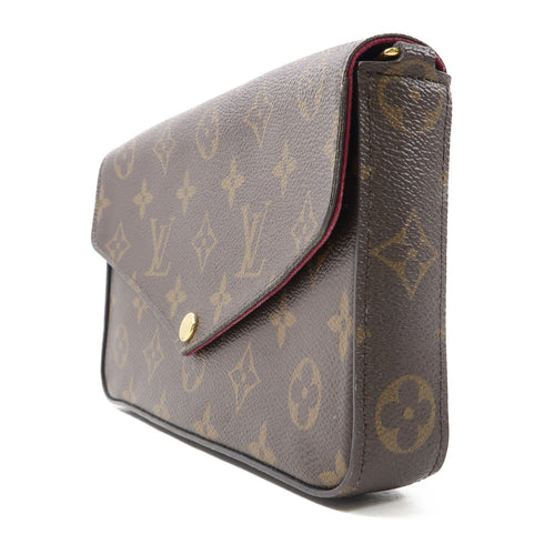 LOUIS VUITTON LV GHW Pochette Felicie Chain Shoulder Bag M61276 Monogram Brown v3